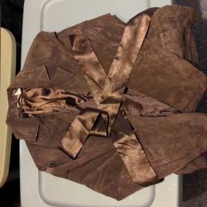 Ruff Hewn Brown Leather Jacket